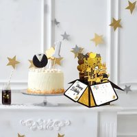 3D Happy Birthday Card Surprise Card Business Children's Gift Wife Husband Birthday Gift Festival Party Supplies Card 2024