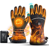 AliExpress Fezrgea Motorcycle Gloves Waterproof Heated Guantes Moto Touch Screen Battery Powered Motorbike Racing Riding Gloves Winter