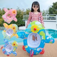 Rooxin Pool Float Swim Ring Tube Inflatable Swimming Seat Ring Swim Accessory Swimming Circle For Beach Water Play Water Sports
