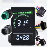 AliExpress Mcezdy UART2 M6C 24V/36V/48V/60V Electric Bike Computer Meter Waterproof Cycling Odometer Mountain Bicycle Accessories Speedometer