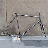 AliExpress NONE SEABOARD FG01 Track Bike Framset XC Single Speed Fixie Gear Bikes Framework 700X42C Off-road Wheelset Chorme Molybdenum steel