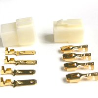 AliExpress SUNSINE AUTO 5set Automotive Electrical Wire Connector Male Female Cable Terminal Plug Kits for Motorcycle, Bike, Car 2 /3/4/6/8/9Pin 6.3mm