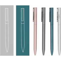 Lampo Metal Gel Pen Mijia Sign Pens 0.5MM Black Ink Rollerball Canetas Gel Pучка for Business Office Stationery Supplies