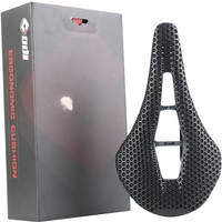 AliExpress ODI Carbon Fiber 3D Printed Bike Saddle 143mm Ultra Light and Breathable Mountain Bicycle Cushion Soft Seat for Road Bike/MTB