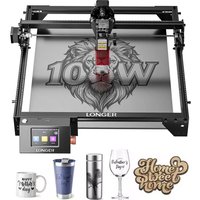 LONGER RAY5 Laser-Schneider & Gravierer 20W 10W 5W 400x400mm WiFi Touchscreen für Holz Acryl Leder Metall Gravurmaschine kompatibel mit LightBurn LaserGRBL