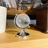 World Globe Mini Crystal Globe Transparent Miniature Universal Crystal Ball