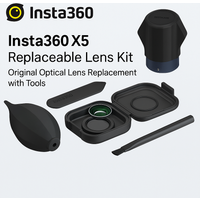 Insta360 X5 Replaceable Lens Kit | Original Optical Lens Replacement with Tools | Compatible with X5 360 Camera