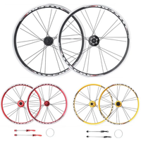 AliExpress Litepro 451 406 Folding Bike Wheelset O.L.D 74mm 100mm 130mm 135mm Hubs Wheel Set Aluminum Alloy Double Wall Rims Sp8 10-11speed