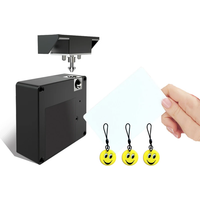 RFID smart lock/No hole Hidden lock for single door and double door/Invisible 13.56MHZ IC card lock for cabinet and drawer