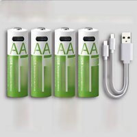 AliExpress Rscrola Bestely 1.5V 13600mAh USB AA Lithium ion Rechargeable Battery, Fast Charging Li-ion Akku , 2000 Cycle with USB- C Port Cables