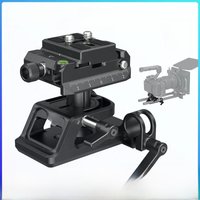SmallRig Universal Arca-Swiss Height-Adjustable Mount Plate Kit Built-in 15mm Rod Clamps for Follow Focus Matte Box Lens Support