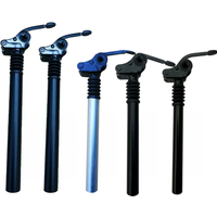 AliExpress NONE E-Bike Electric Folding Bike Shock Absorber Seat Post Alloy 25.4mm 27.2mm 28.6mm 31.8mm 33.9mm 34mm Folding Flipped Seat Post