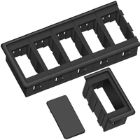 DIY Car Boat Rocker Switch Clip Panel Patrol Holder Housing For ARB Carling Single Marine Switch Panel 6 Types DIY Mounting