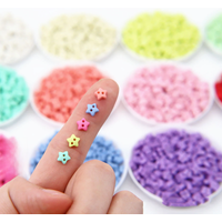 50-200pcs 2 Holes 6mm Cute Mini Buttons For DIY Doll Clothes Star Candy Color Card Making Scrapbooking Button Sewing Accessories
