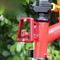 AliExpress NONE KORE Litepro Folding Bike Front Bag Carrier Block Bracket 2 Holes Mounting For Brompton Folding Bike Front Carrier Mount Adapter