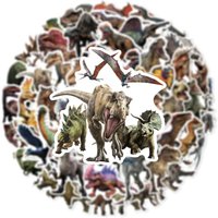AliExpress GOGOTU 10/30/50PCS Cool Jurassic Dinosaur Stickers Ferocious T-rex Pterosaur Cartoon Decals DIY Laptop Guitar Skateboard Bike Kids Toy