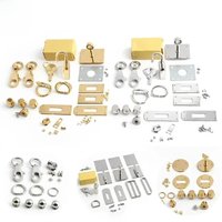 High Qualaity Stainless Steel Metal Clasp Wholesale Bag Twist Turn Lock Set of Lock For Woman Handbag Purse Hardware Accessories