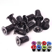 AliExpress MEROCA Bicycle Bar End Plug Aluminum Bicycle Handle Bar End Cap Road Mountain Bike Handlebar End Cap MTB Handlebar Plugs