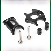 AliExpress blackhole Bike Seat Post Head Parts Aluminum Alloy Bicycle Seat Post Repair Accessories Suitable For 7*7mm Round Bow Bike Saddle Adapter