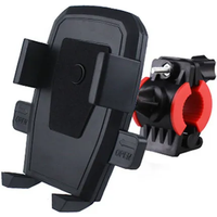 AliExpress Motorcycle Bicycle Universal Phone Holder Stand Auto Lock Mobile Phone Holder Motor Bike Handlebar Clip Stand GPS Mount Bracket