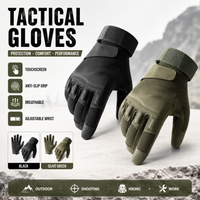 Tactical Gloves Touchscreen Anti-Slip Breathable Military Outdoor Work Motorcycle Hiking Riding Full Finger Protective Gloves
