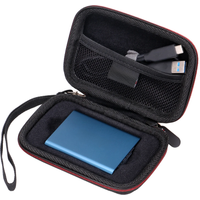 EVA Hard Case for Samsung T5/T3/T1 Portable 250/500GB 1/2TB SSD USB 3.1 External Hard Drives Protective Carrying Bag(only case)