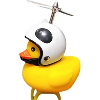 AliExpress Small Yellow Duck Shape Horn For M365 Electric Scooter Children Adult Bicycle Light Rubber Duck Toy Decoration