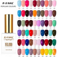 RS NAIL 15ml UV Nail Gel Polish 308 Colors Gel Varnish Fashion #151-265 Color Black White Red Gel Lacquer Of Nail Art Gel Polish