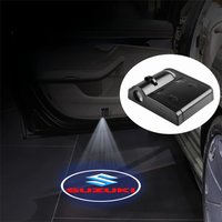 1/2/4pcs LED Welcome Light Car Door Emblem Projector Lamp For Suzuki Swift Jimny Vitara Samurai Gsxr Baleno SX4 Auto Accessories