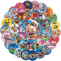 AliExpress Paw Patrol 10/30/60PCS New Cartoon PAW Patrol Stickers Kids Gifts PVC Waterproof Fridge Luggage Bike Phone Notebook Decal Cute Sticker Toys