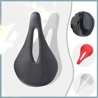 AliExpress Carbon Fiber Road Mtb Saddle, Super Light, Leather Cushions, Ride Bicycles Seat, Use 3K T700 Carbon Material Pads, New, 2022