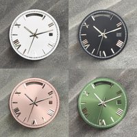 Meiyouda 8285 dial custom logo full calendar frame metal nail Roman dial, suitable for 8285 movement watch accessories