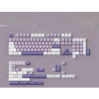 1 Set GMK Wisteria Keycaps PBT 5 Sides Dye Subbed Key Caps For Customized Mechanical Keyboard 64 68 96 980 Cherry Profile Keycap