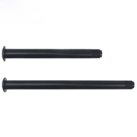 AliExpress heppe HEPPE Bicycle Double Lead Thru Axle 119mm/165mm M12xP1.0 MTB Road Bike Front Fork Shaft Skewer Rear Hub Thru Axle Bike Skewers