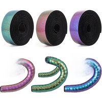 AliExpress 2pcs Chameleon Color Road Bike bar Tape EVA PU Bicycle Handlebar Tape Breathable Sweat Anti-Skid Shock Absorber Wrap Tape 2150mm