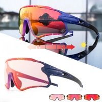 AliExpress SCVCN Scvcn Red Photochromic Sunglasses Polarized Men Cycle Glasses Sun Glasses for MTB UV400 Goggles Woman Road Bike Bicycle Eyewear