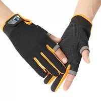AliExpress RNO Rich Name Ocean Summer Men Fishing Gloves Women Two Finger Cut Male Touchscreen Angling Anti-Slip Sun-Proof Breathable Cycling Fitness Gloves