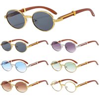 AliExpress gootrades Small Frame Vintage Round Sunglasses Fashion Trendy Luxury Oval Sun Glasses Classic Punk Sunglasses for Women & Men