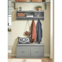 SoBuy FSR131-HG Shoe bench with seat bench with storage floor bench Shoe chest seat chest of drawers shoe rack