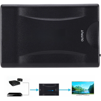1080P SCART to HDMI-compatible Video Audio 720P Upscale Converter With USB Cable Adapter for Sky Box STB Plug for HD TV DVD