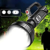AliExpress cycle zone Portable Searchlight Rechargeable Flashlight Handheld Lighting Night Work Emergency Light Outdoor Fishing Lantern Camping Lamp
