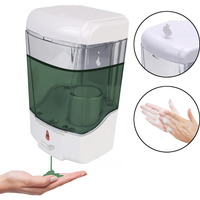 700ml for Kitchen Bathroom Touch-free Lotion Pump Touchless Liquid Wall-Mount Automatic IR Sensor Soap Dispenser