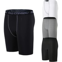 AliExpress Men's Leggings Compression Pants Sports Leggings Basketball Quarter Shorts Quick Drying Running Training Stretch Fitness Pants