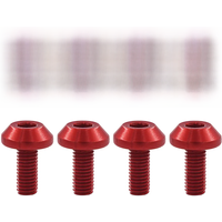 AliExpress NONE 4 Pcs Bicycle Water Bottle Cage Bolt Cycling Accessories Kettle Holder Aluminum M5 Screw Handle Bikes Part for MTB Road Bike