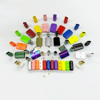 Colorful Black USB Type C Type-C Metal Plug Case Housing for Fast Charging Cable Keyboard Cable DIY Data Cable Plug Accessories
