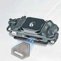 ZX universal aluminum alloy quick installation plate, suitable for digital SLR cameras, sports cameras, and smartphones