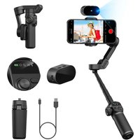 AOCHUAN Smart X2 Ai Handheld Gimbal Stabilizer Built in Extension Rod Equipped with LED display Smartphone Gimbal Stabilizer
