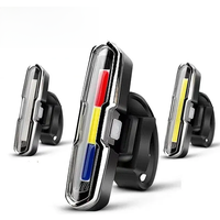 AliExpress BUCKLOS Bicycle Rear Light Waterproof LED USB Rechargeable Tail Light Cycling Flash Lamp Safety Mountain Bike Taillight Red Blue White