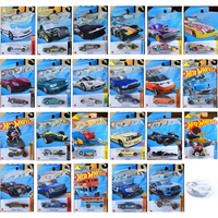 24L Hot Wheels Car Let's Race Boys Toys 1:64 Diecast Motorcycle Ducati Pontiac Firbird Toyota Tacoma Vehicles Model Gift