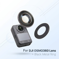 Upgrated Camera Lens Glass for DJI Osmo 360 Panoramic Sport Camera Repair Accessories